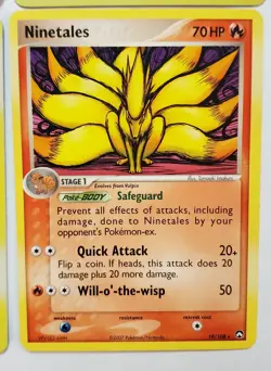 Vulpix & Ninetales 32/103 Holo Lot of 4 Cards 2006 Dragon Frontiers 70/101 - Image 5