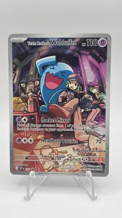 Team Rocket's Wobbuffet 203 Sv: Scarlet & Violet Promo Cards Holo - Image 1