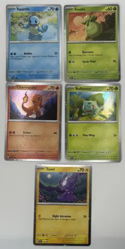 Scarlet & Violet SVP Promos Cosmos Holo Bundle Set (5) Pokemon Cards Lot - Image 1