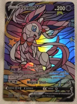 Beautiful Stained Glass Pokemon Custom Card - Image 1
