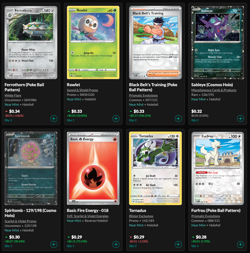 70 Card Pokemon Lot - Poke Ball Reverse Holos, Cosmos, Stamped Promos, Full Art - Image 5