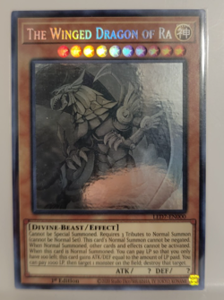 The Winged Dragon of Ra (Ghost Rare) LED7-EN000 Legendary Duelists: Rage of... - Image 1
