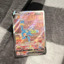 Pokemon Machamp V Full Art Ultra Rare Holo Astral Radiance 172/189 (with sleeve) - Image 3