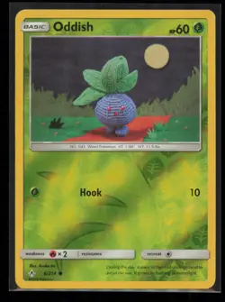Oddish 6/214 Pokemon Unbroken Bonds Common Lightly Played Reverse Holo - Image 1