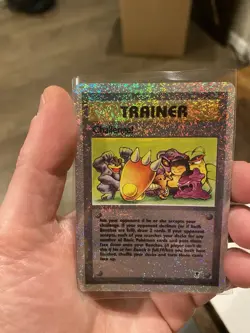 Challenge! Pokemon Trainer Card 106/110 Legendary Collection Reverse Holo 2002 - Image 4