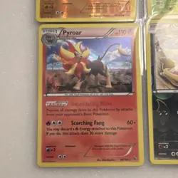 Pokemon TCG Drilbur Weedle Pyroar Scraggy Holo Lot 4 English Cards LP/MP - Image 4