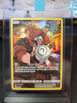 Magnemite Trainer Gallery Holo Secret Rare Card Cosmic Eclipse 242/236 Pokemon - Image 1