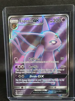 Pokemon Espeon GX Full Art Holo TCG Card Sun & Moon #140/149 Ultra Rare - Image 3
