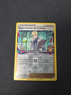 Pokemon TCG: Colress’s Experiment STAFF Promo - 155/196 Portuguese - Image 1