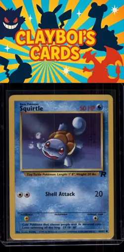 Squirtle Team Rocket Common Pokemon TCG 68/82 NM+ - Image 1