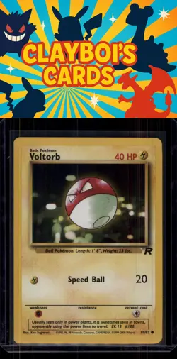 Voltorb Team Rocket Common Pokemon TCG 69/82 NM+ - Image 1