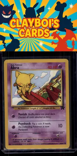 Abra Team Rocket Common Pokemon TCG 49/82 NM+ - Image 1