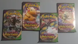 Vivid Voltage - Sealed 4 Booster Pack Art Set - Pokemon Sword & Shield TCG - Image 1