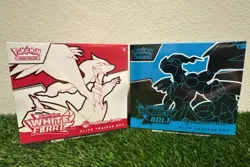 Black Bolt and White Flare Pokemon Center PC ETB Elite Trainer Box SEALED - Image 1