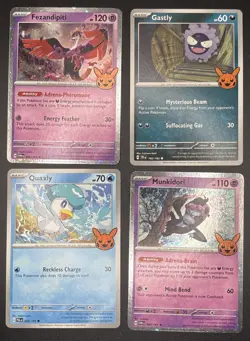 Pokemon TCG - Trick or Trade Lot - Bundle 2024 Holo (4) - Image 1