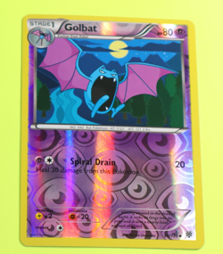Pokemon TCG Golbat BW Plasma Storm Reverse Holo 54/135 Uncommon - Image 1