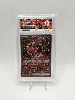 Pokemon TCG- Oricorio Ex 024 Black Star Promo In A ACE 10 Perfect Sub Grades - Image 1