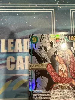 One Piece TCG Mihawk OP14-119 SEC Manga Alt Art The Azure Sea’s Seven ENGLISH - Image 3