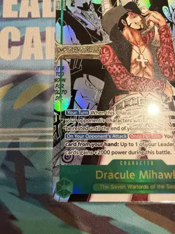One Piece TCG Mihawk OP14-119 SEC Manga Alt Art The Azure Sea’s Seven ENGLISH - Image 4