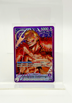 One Piece OP14-060 Donquixote Doflamingo Alt Art English The Azure Sea's Seven - Image 1