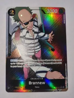 NM Brannew OP03-089 Alt Textured Sec Foil PRB01 One Piece Tcg Bandai English - Image 1