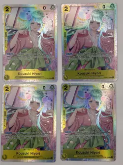 4x Playset Kouzuki Hiyori OP06-106 SR | One Piece ENGLISH - Image 1