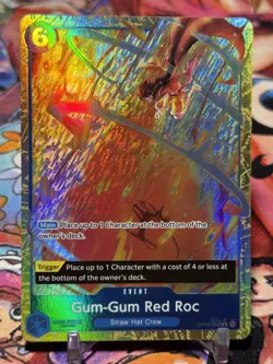 GUM-GUM RED ROC - One Piece OP04-056 - AA Alt Art Rare - Premium Booster Vol. 1 - Image 1