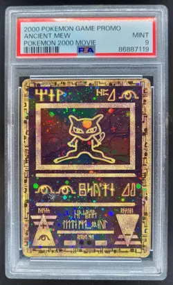 2000 Pokemon Movie Promos Ancient Mew #NNO PSA 9 MC10 - Image 1