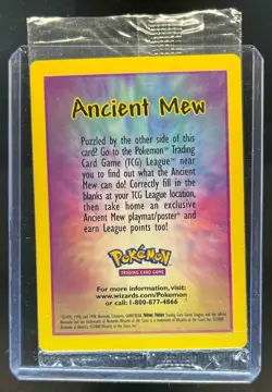 2000 Pokemon Movie Promos Ancient Mew Sealed #NNO - Image 1