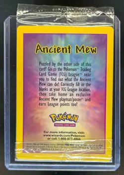 2000 Pokemon Movie Promos Ancient Mew Sealed #NNO - Image 1