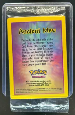 2000 Pokemon Movie Promos Ancient Mew Sealed #NNO - Image 1