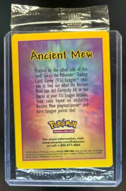 2000 Pokemon Movie Promos Ancient Mew Sealed #NNO - Image 1