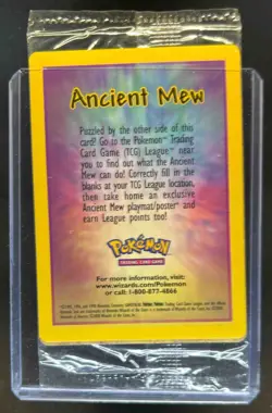 2000 Pokemon Movie Promos Ancient Mew Sealed #NNO - Image 1