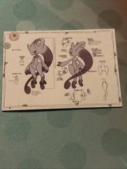 Pokemon 2025 Mega Mewtwo Y 150 Drawing Card - Image 1