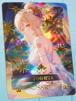 Yoimiya Genshin Impact Goddess SSR Foil Bikini Swimsuit Waifu Card - Image 1