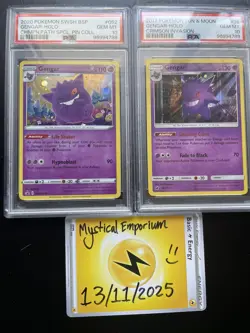 Gengar Sequential Set Of PSA 10 Cards! Champions path and Crimson Invasion - Image 1