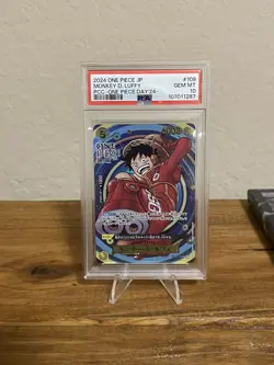 PSA 10 Monkey D. Luffy OP07-109 SR Promo 2024 ONE PIECE Day 24 Foil PCC Japanese - Image 2