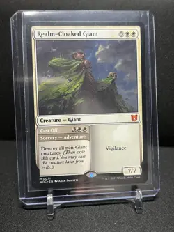 Realm-Cloaked Giant - Magic MTG 2023 Wilds of Eldraine Commander - NM - Image 1