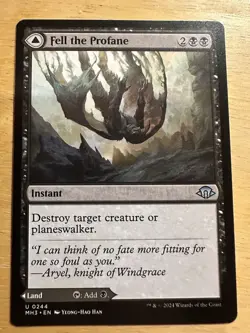 Fell the Profane / Fell Mire Modern Horizons 3 MTG - Image 1