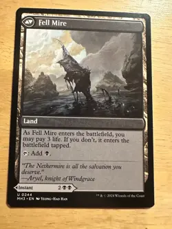 Fell the Profane / Fell Mire Modern Horizons 3 MTG - Image 2