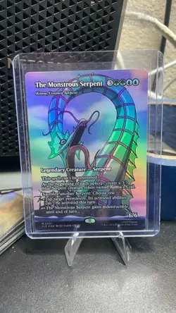 The Monstrous Serpent - #51 Foil Borderless - Avatar The Last Airbender - Mtg - Image 1