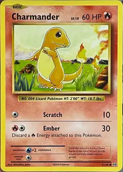 Charmander - 9/108 - XY Evolutions Pokemon 2016 - Image 1
