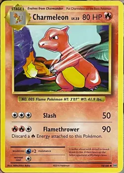 Charmeleon - 10/108 - XY Evolutions Pokemon 2016 - Image 1