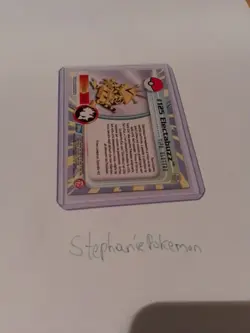 Pokemon 1999 Topps Spanish Electabuzz Blue Logo Pack Fresh Mint - Image 2