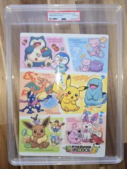 2024 Pokemon Center "Pokemon School" Pikachu Oversized Japanese PSA 10 Pop 1 - Image 1