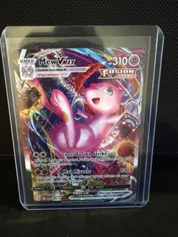 Pokemon TCG Mew Vmax Fusion Strike 269/264 Holo Secret Rare - Image 1