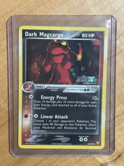 Pokemon Dark Magcargo 38/109 Reverse Holo Stamped Team Rocket Returns SEE PICS - Image 1
