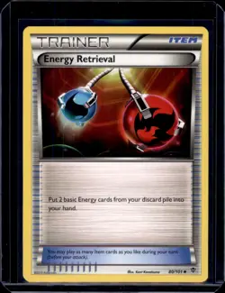 Energy Retrieval Plasma Blast common Pokemon TCG 80/101 NM+ - Image 1