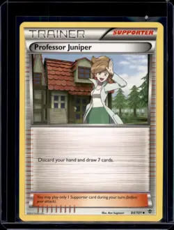 Professor Juniper Plasma Blast common Pokemon TCG 84/101 NM+ - Image 1