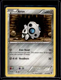 Aron Plasma Blast Common Pokemon TCG 57/101 NM+ - Image 1